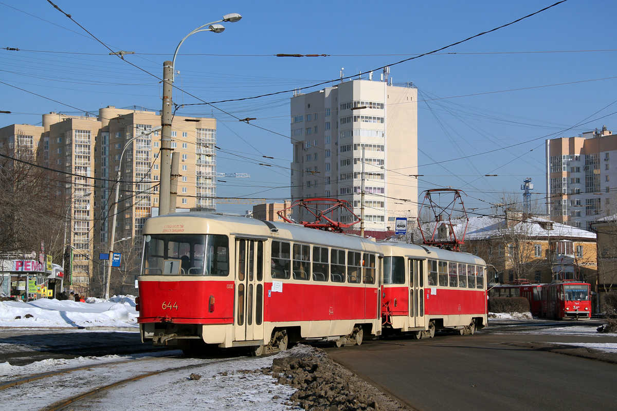 Jekaterinburg, Tatra T3SU (2-door) Nr. 644