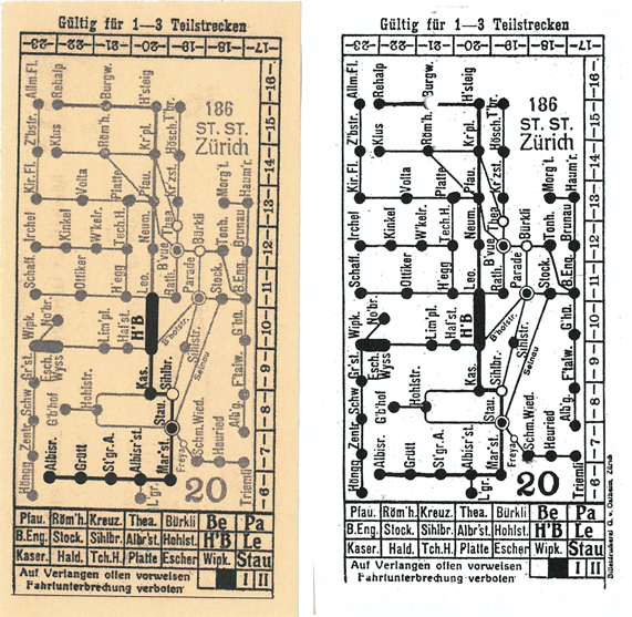 Curych — Tickets