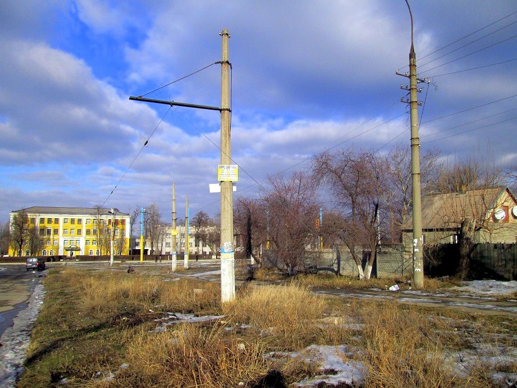 Каменское — Трамвайная линия на улице Чапаева (Гетмана Дорошенко)