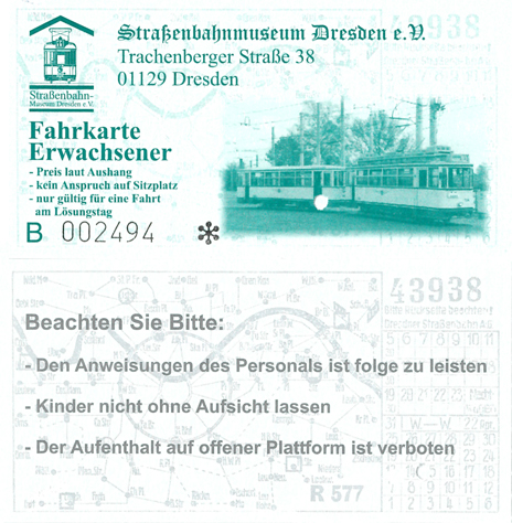 Дрезден — Проездные документы