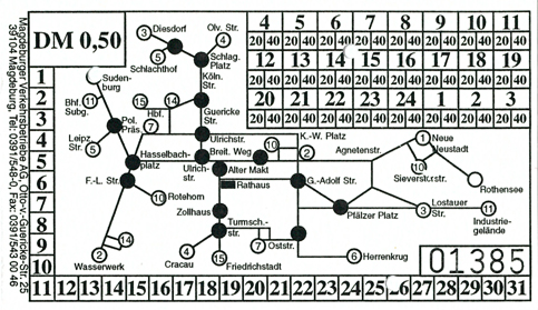 Магдебург — Проездные документы