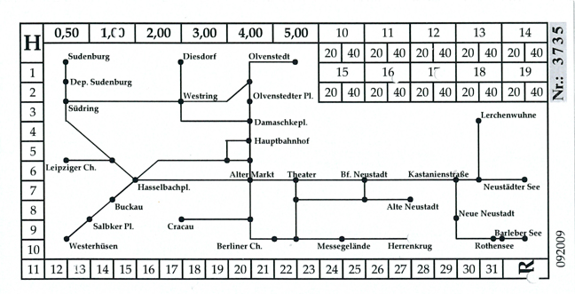 Magdeburg — Tickets • Fahrscheine