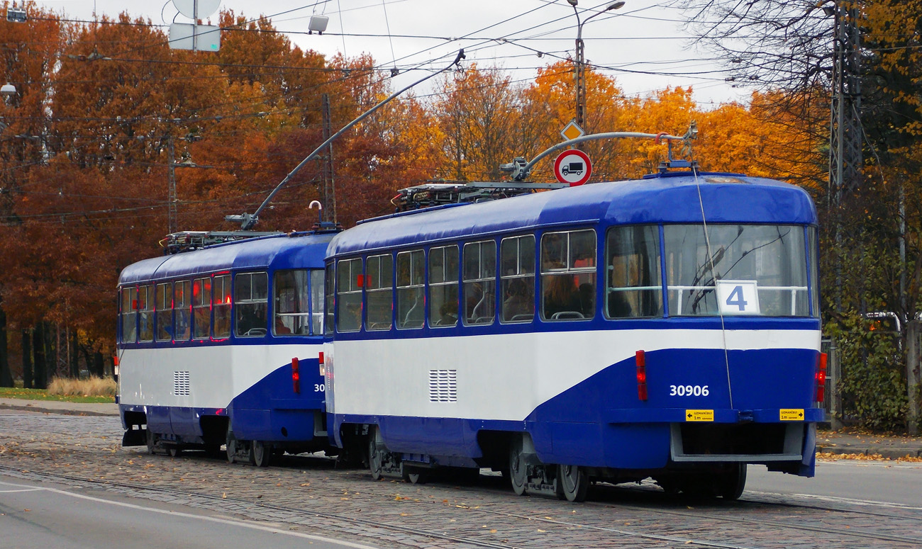Riga, Tatra T3A — 30906