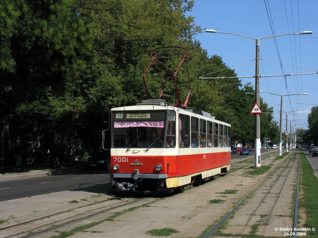 Одесса, Татра-Юг Т6Б5 № 7001