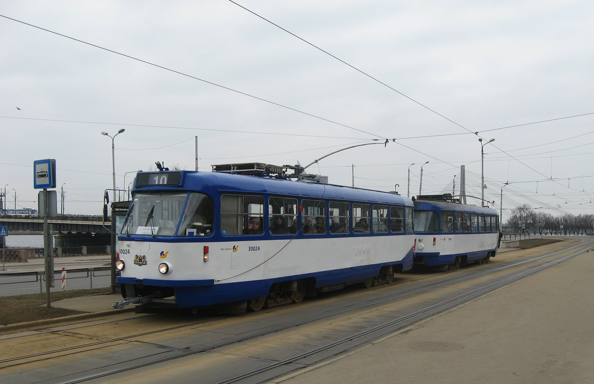Riga, Tatra T3A č. 30024