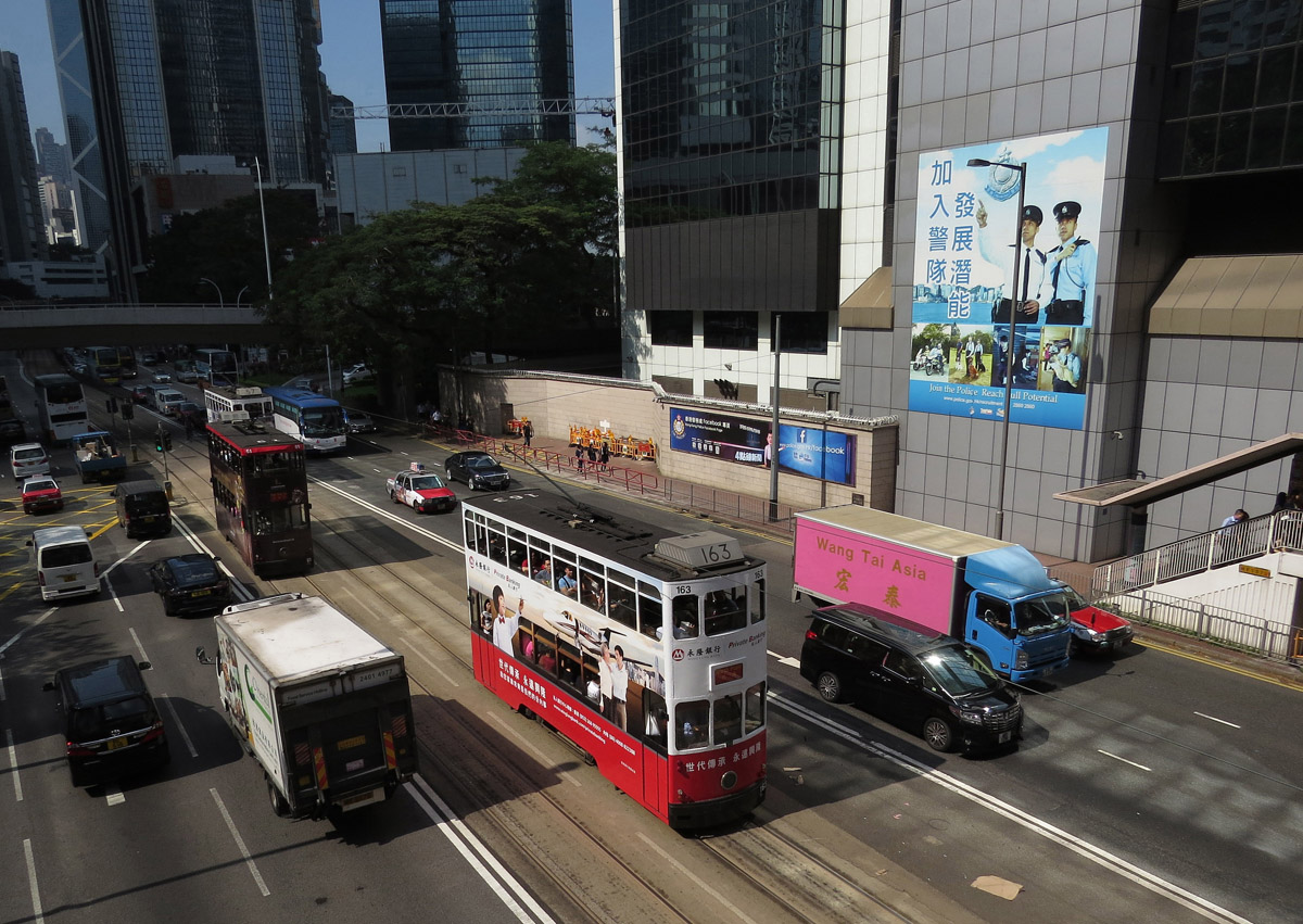 Hong Kong, Hong Kong Tramways VI nr. 61; Hong Kong, Hong Kong Tramways VI nr. 163
