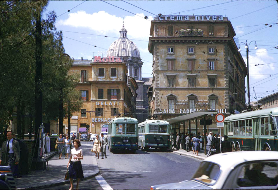 Рим, Alfa Romeo 140 AF № 6653; Рим, Fiat 668 № 4335; Рим — Старые фотографии