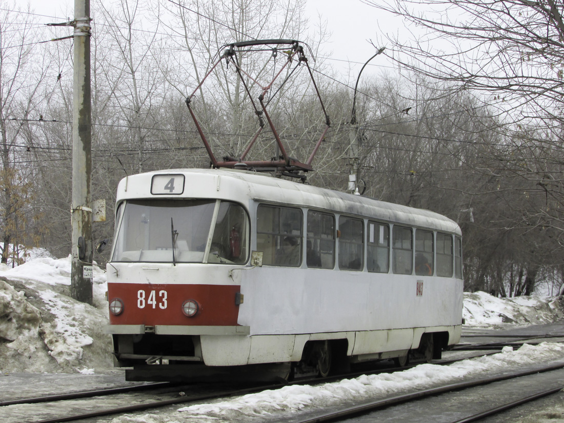 Самара, Tatra T3SU № 843