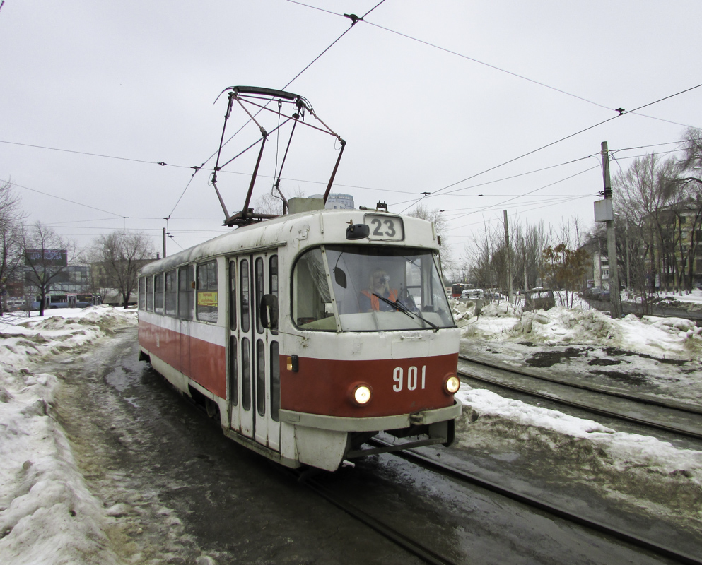 Самара, Tatra T3SU (двухдверная) № 901