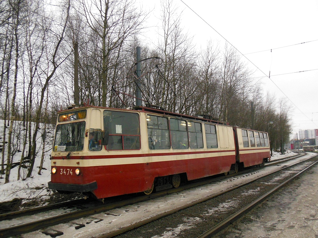 Санкт-Пецярбург, ЛВС-86К № 3474