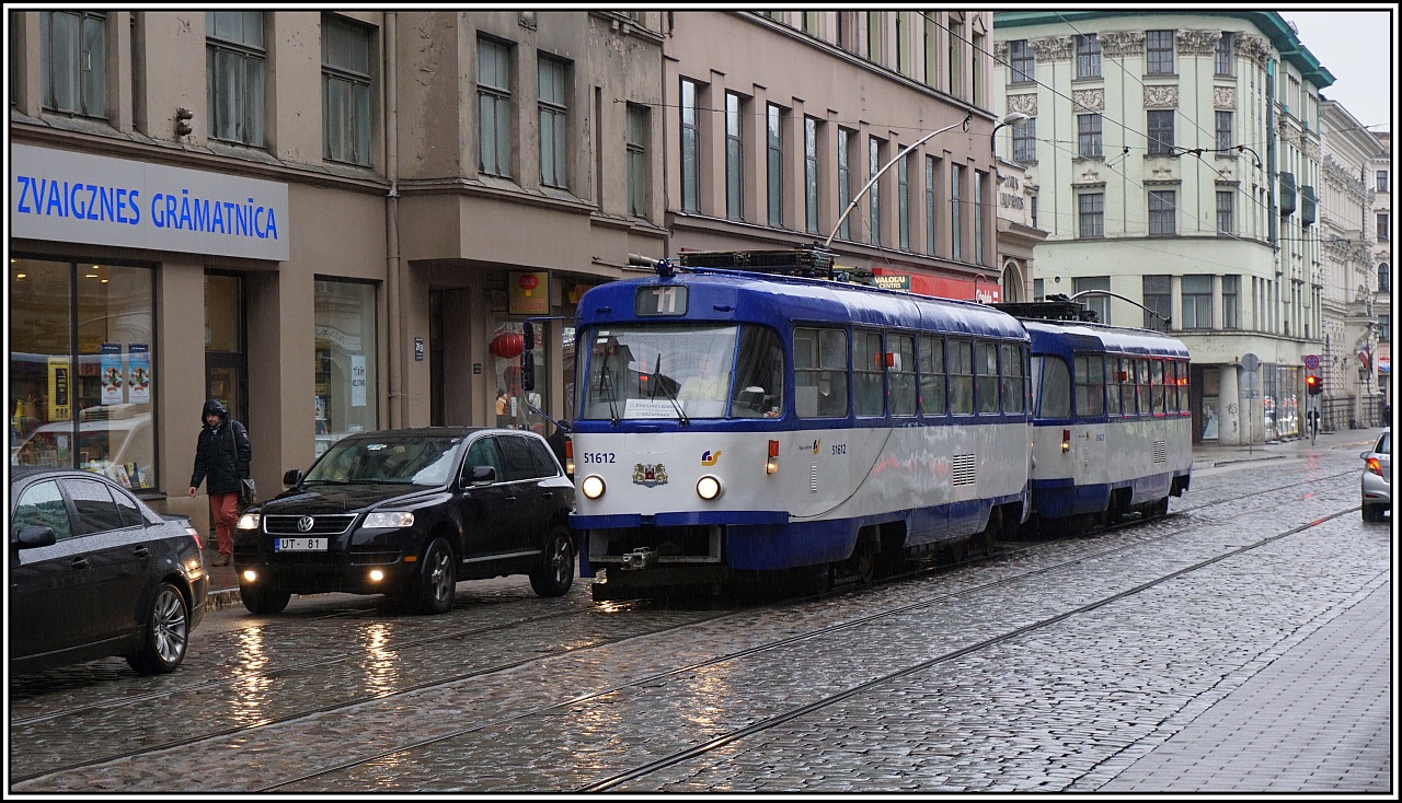 Riga, Tatra T3A č. 51612