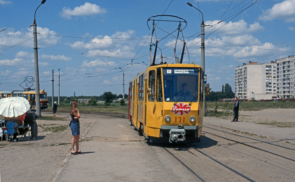 Винница, Tatra KT4SU № 171; Винница, Tatra T4SU № 141; Винница — Старые фотографии