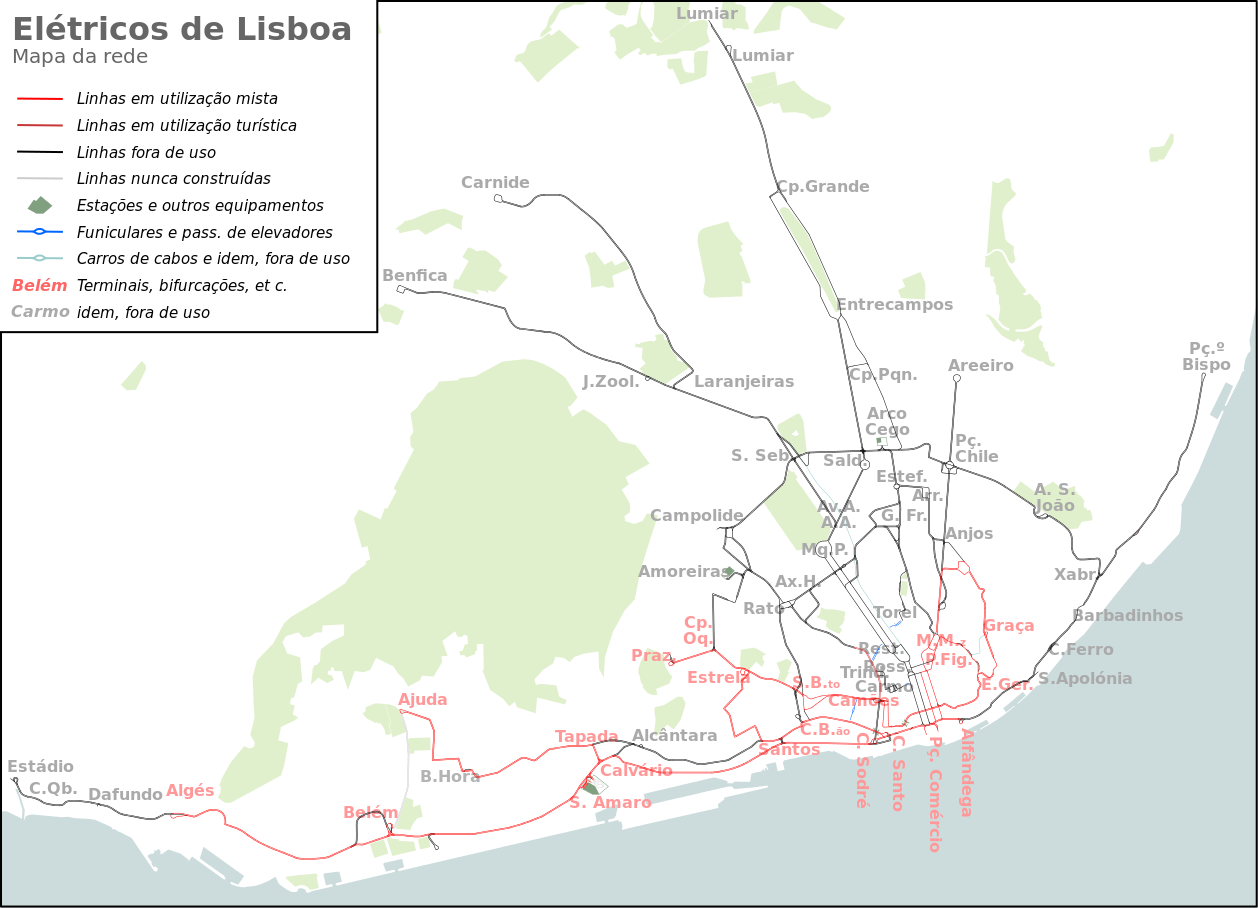 Лиссабон — Схемы