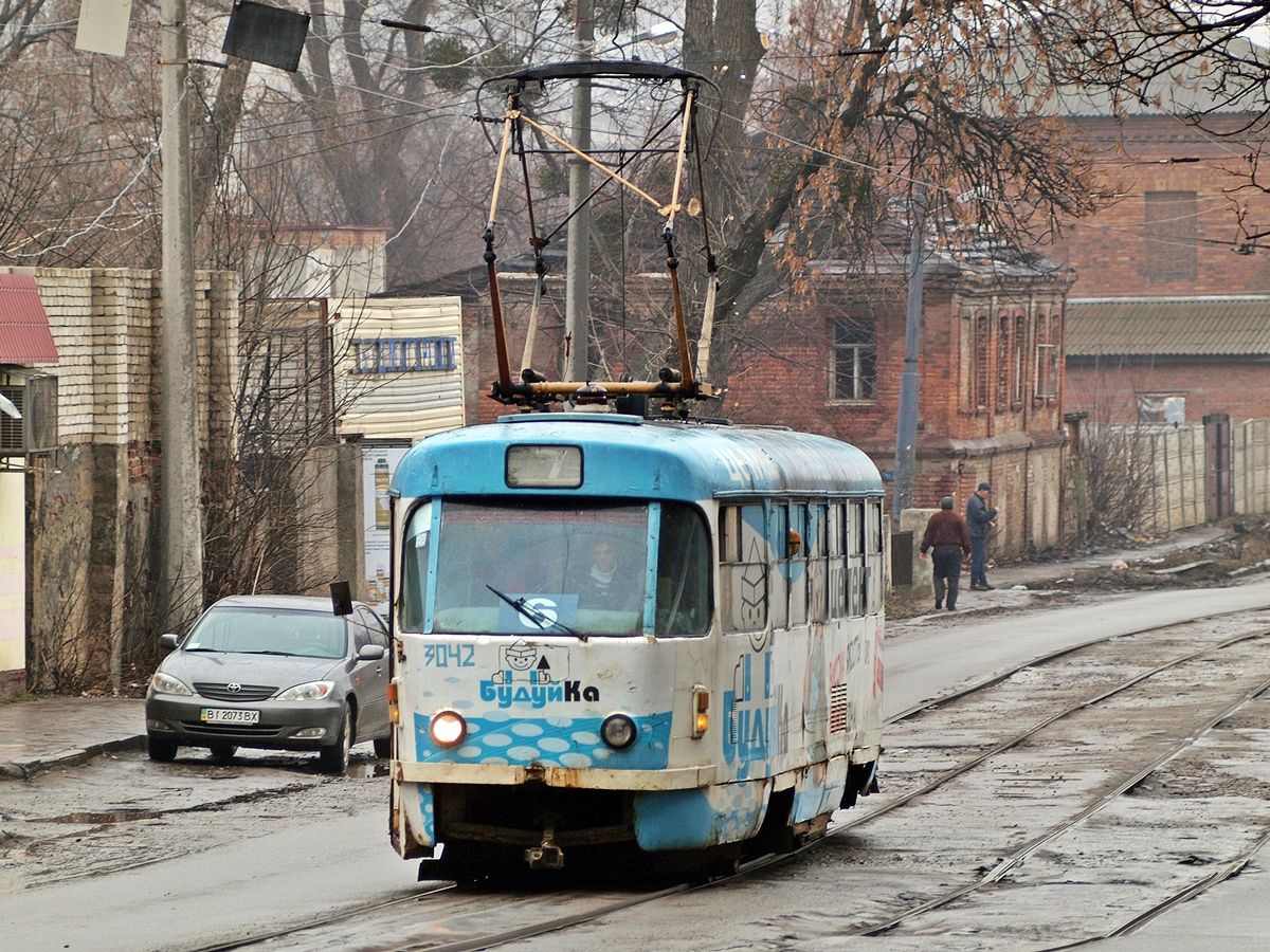 Харьков, Tatra T3SU № 3042