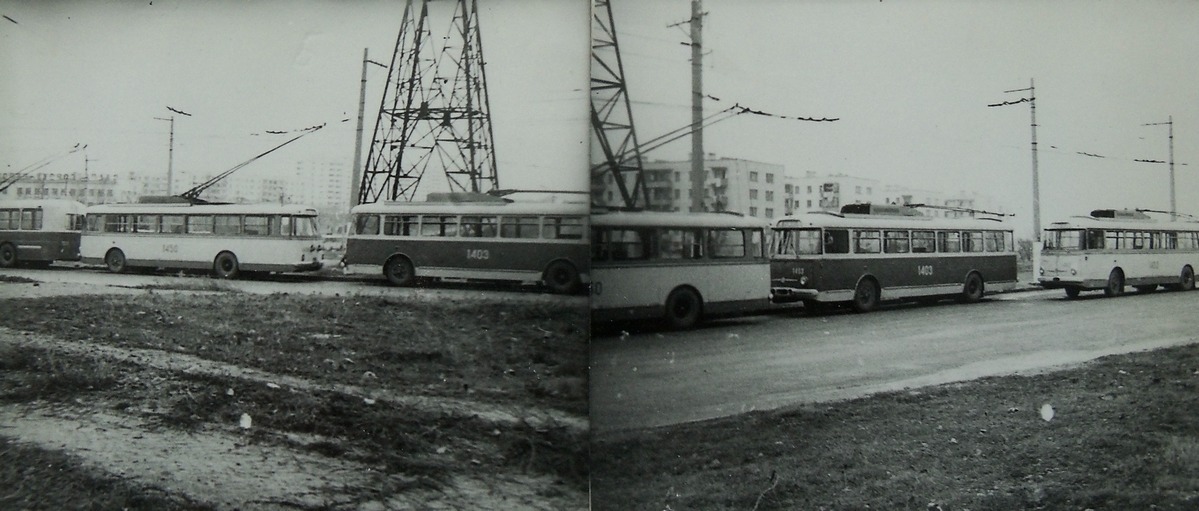 Sevastopol, ZiU-5D № 1324; Sevastopol, Škoda 9Tr15 № 1450; Sevastopol, Škoda 9Tr12 № 1403; Sevastopol, Škoda 9Tr12 № 1402; Sevastopol — Historical photos