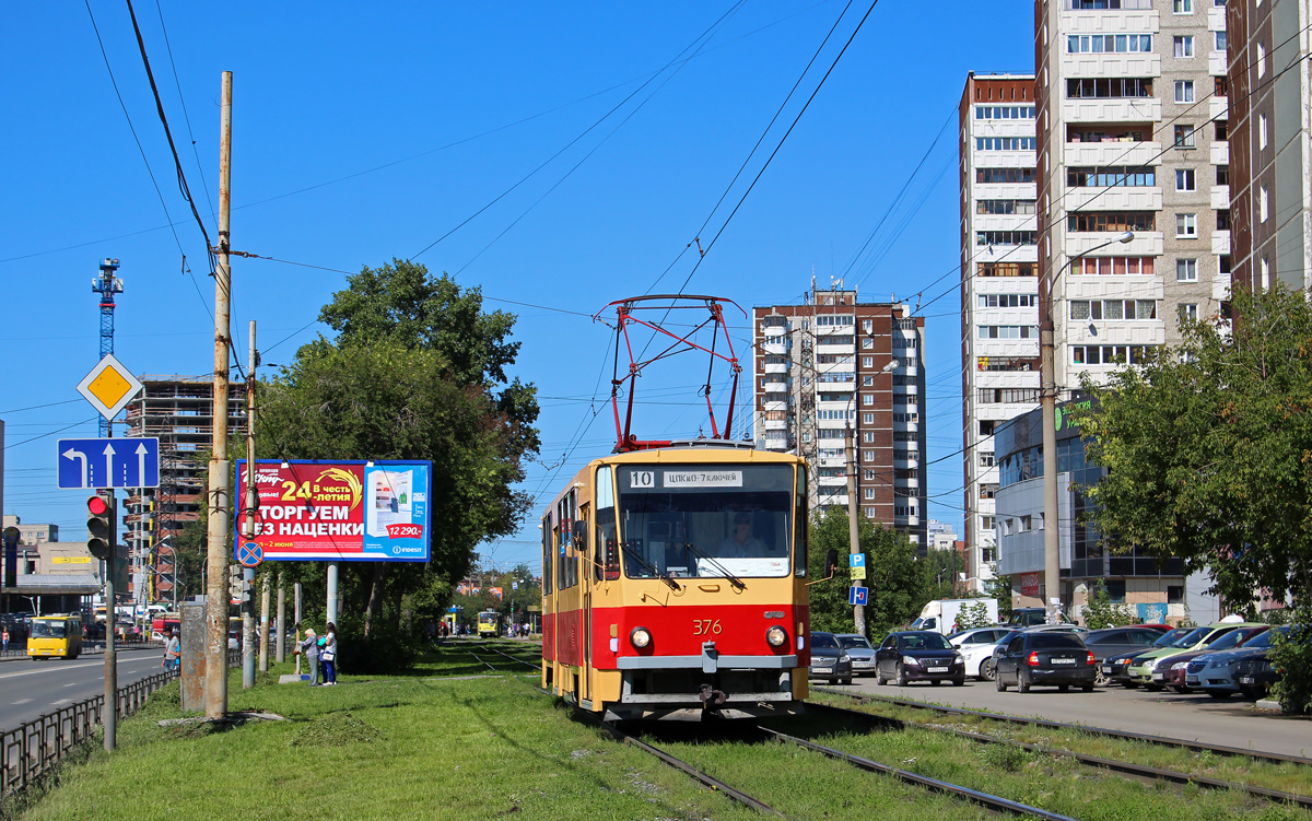 Екатеринбург, Tatra T6B5SU № 376