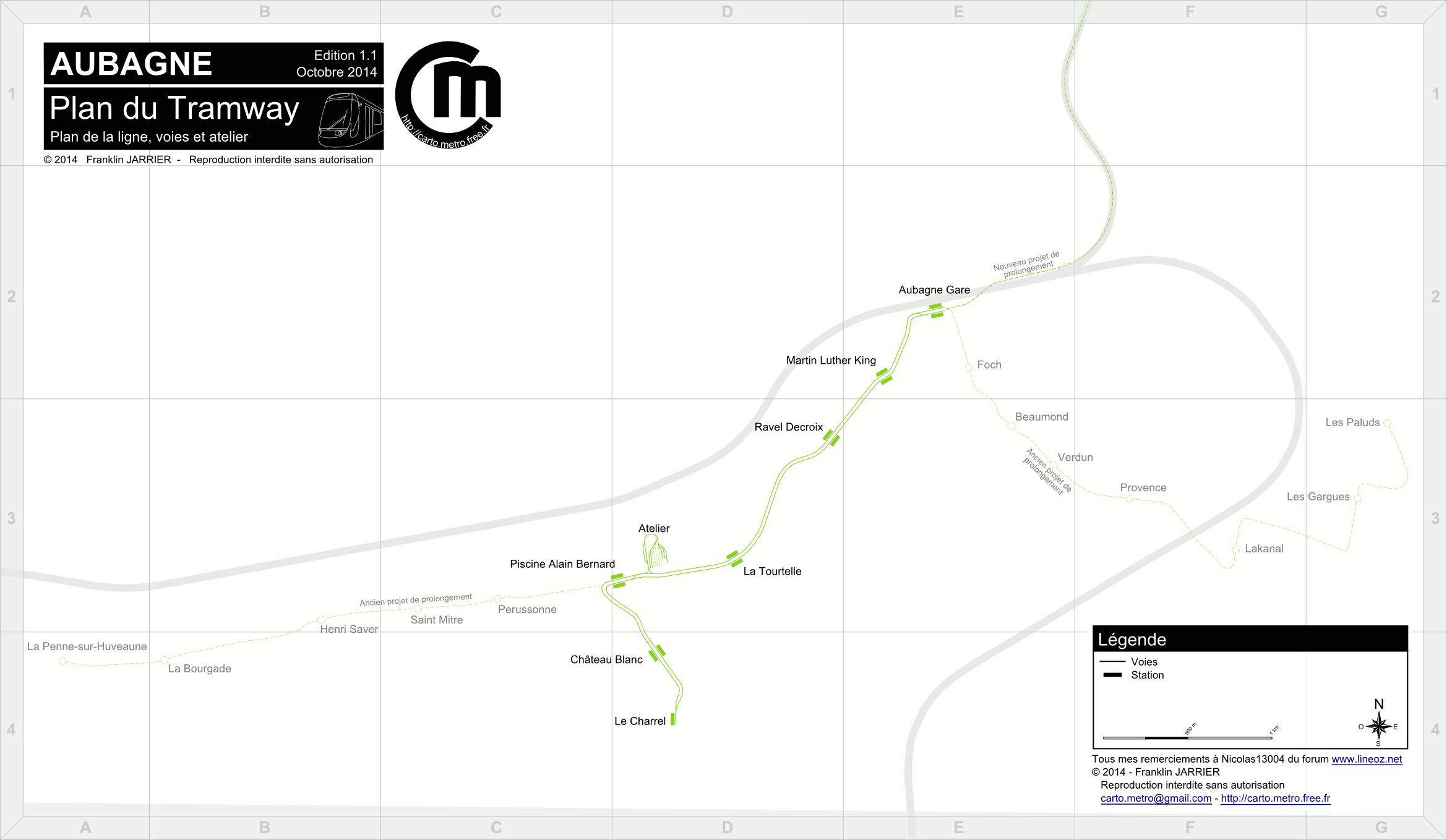 Обань — Схемы