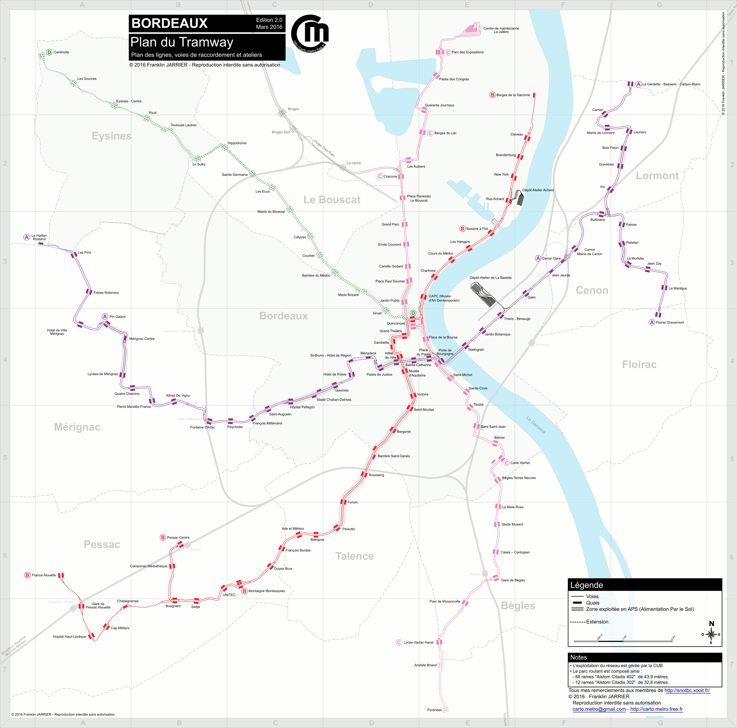 Bordeaux — Maps