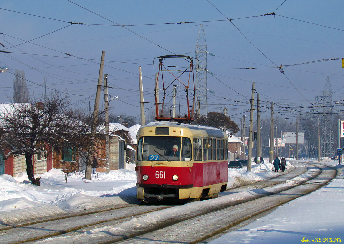 Харьков, Tatra T3SU № 661