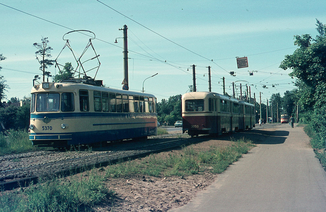 Pietari, LM-57 # 5370; Pietari, LP-49 # 3050; Pietari — Historic tramway photos