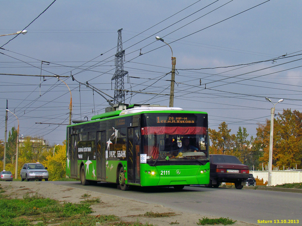 Харьков, ЛАЗ E183A1 № 2111
