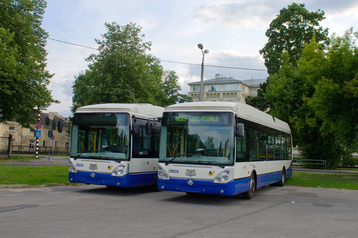 Ryga, Škoda 24Tr Irisbus Citelis nr. 29026; Ryga, Škoda 24Tr Irisbus Citelis nr. 29059