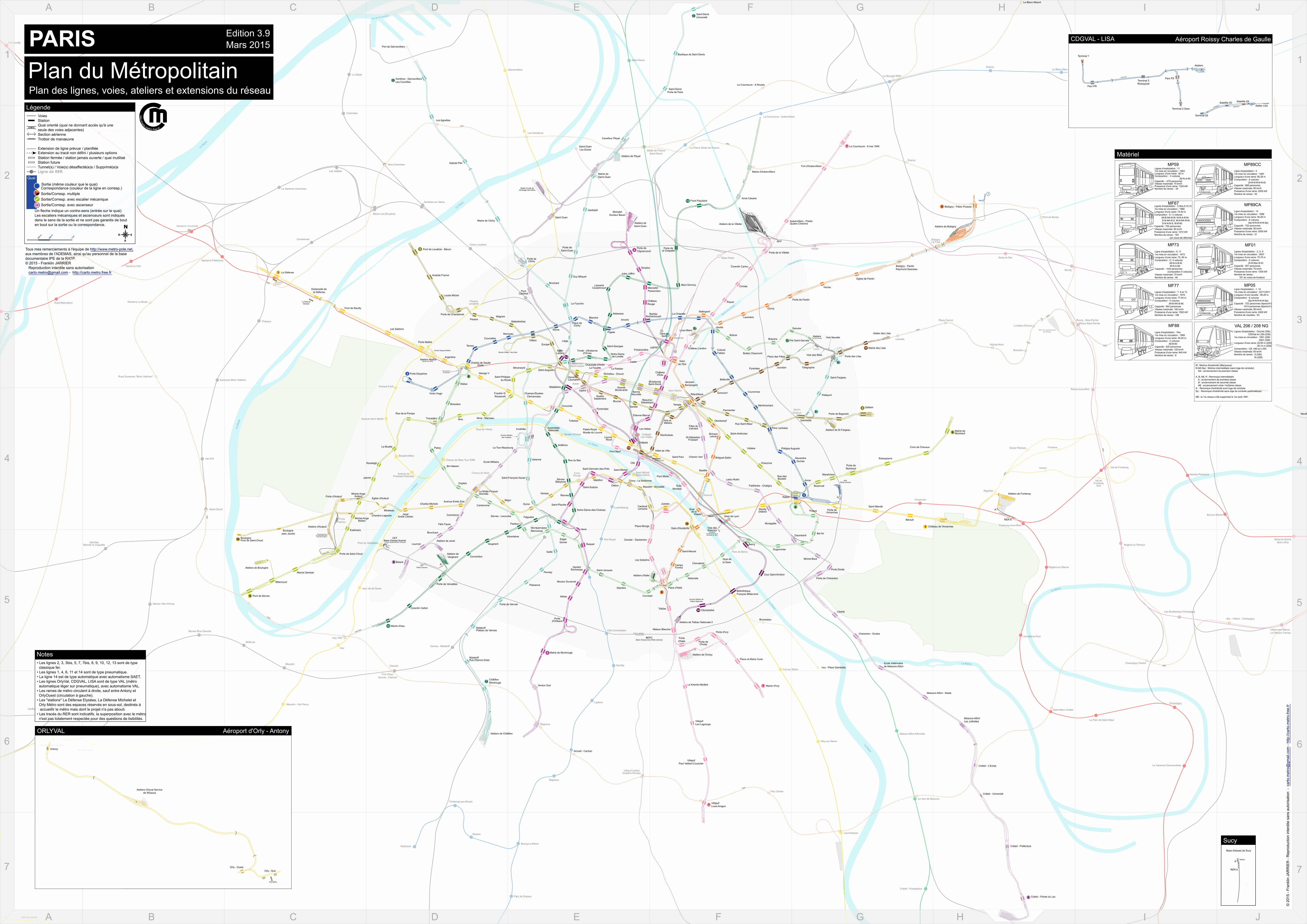 Большой Париж -  Версаль -  Ивелин — Схемы (metro)