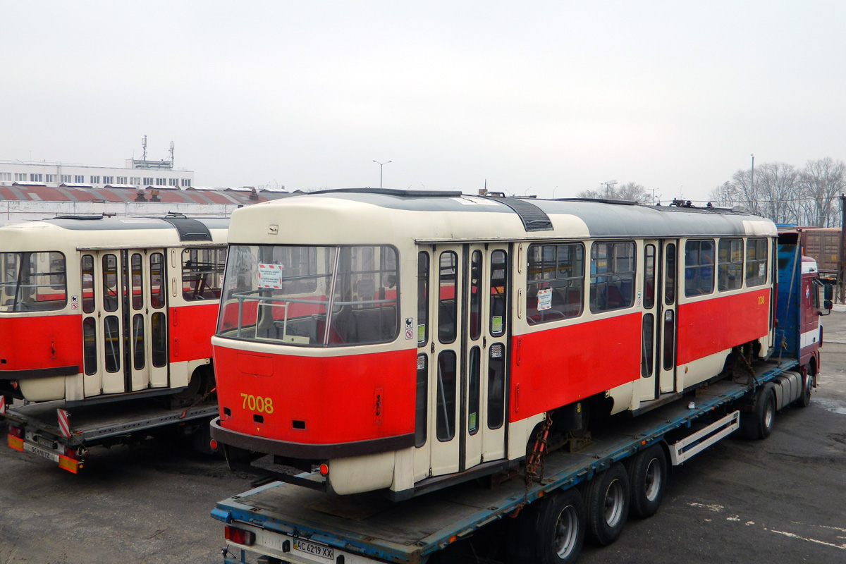 Прага, Tatra T3SU № 7008; Харьков — Разные фотографии