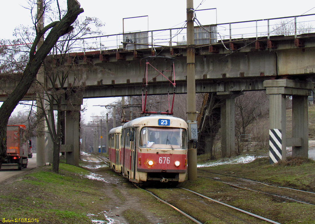 Харьков, Tatra T3SU № 676