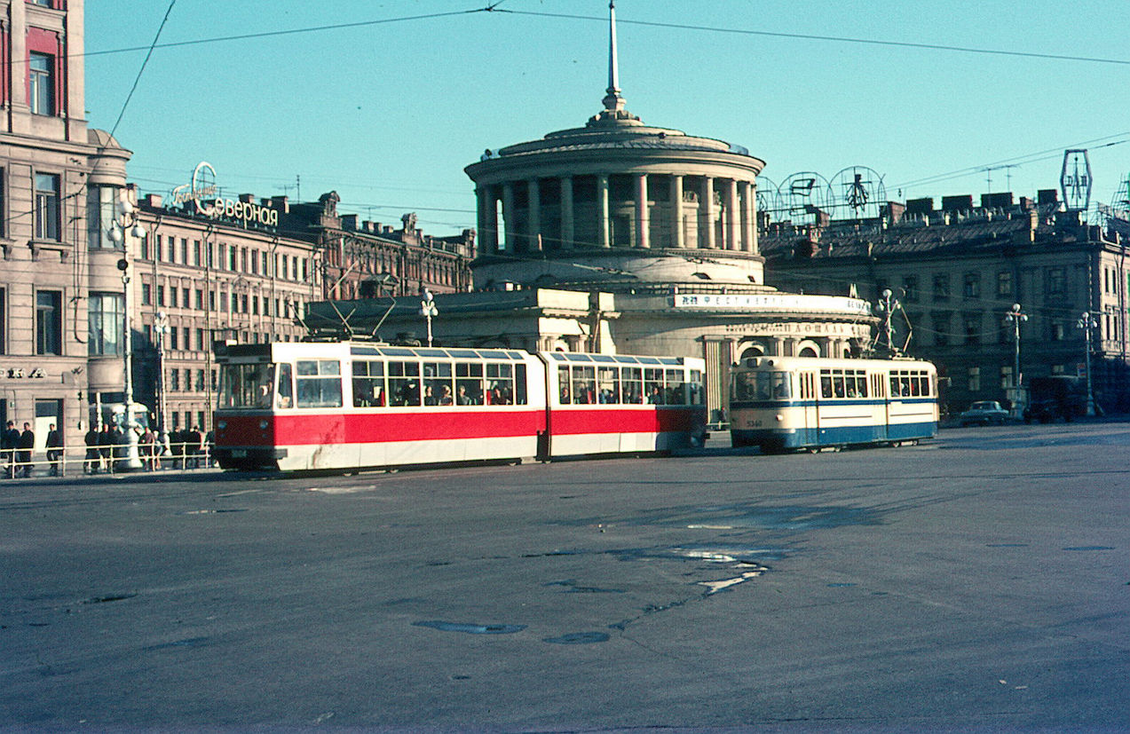 Saint-Petersburg, LVS-66 # 1004; Saint-Petersburg, LM-57 # 5360; Saint-Petersburg — Historic tramway photos