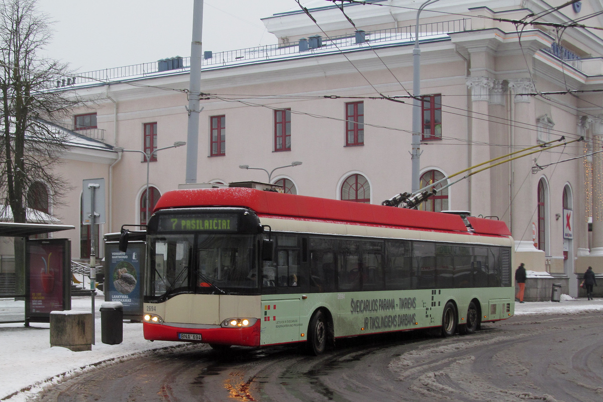 Vilnius, Solaris Trollino II 15 AC № 2694