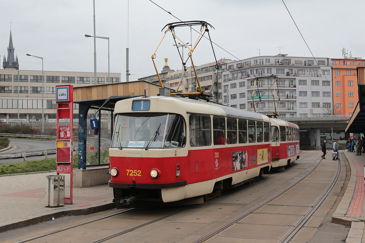 Prague, Tatra T3SUCS # 7252