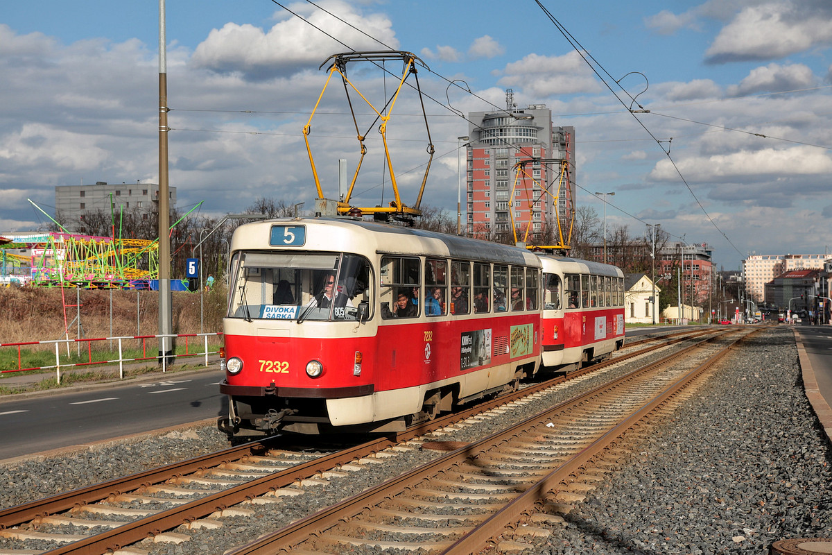 Прага, Tatra T3SUCS № 7232