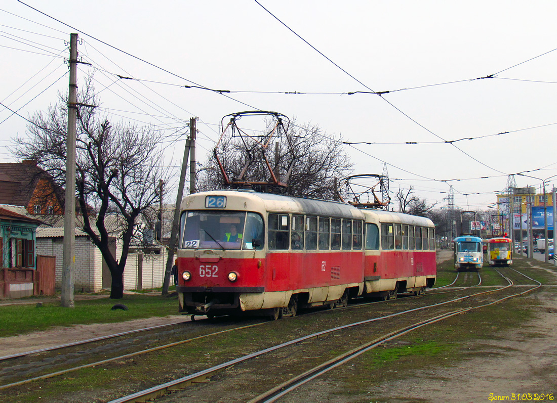 Харьков, Tatra T3SU № 652