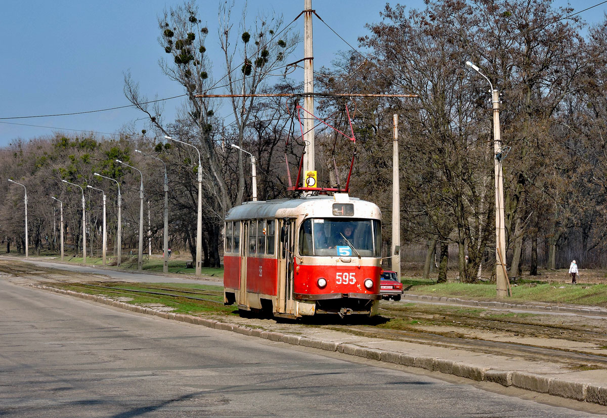 Харьков, Tatra T3SU № 595