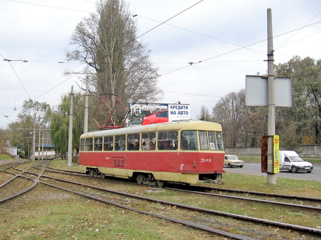 Odesa, Tatra T3SU (2-door) № 3149