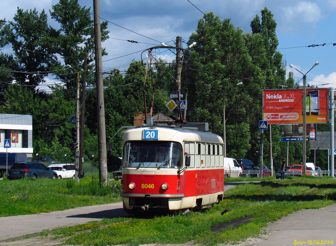 Харьков, Tatra T3M № 8046