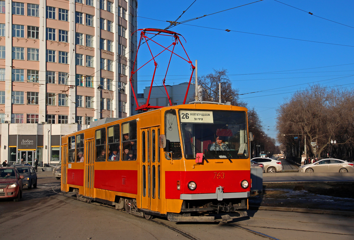 Екатеринбург, Tatra T6B5SU № 763