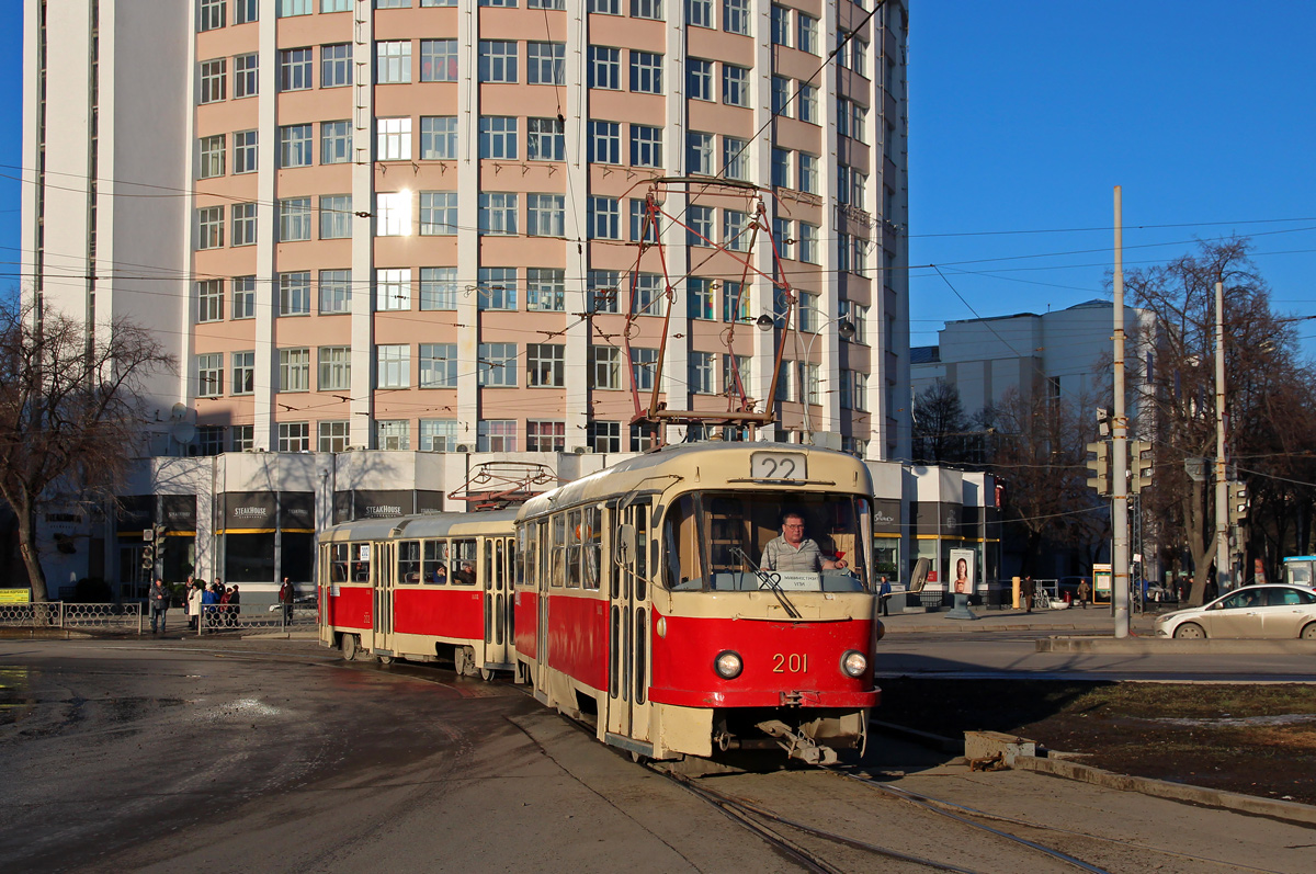 Yekaterinburg, Tatra T3SU # 201