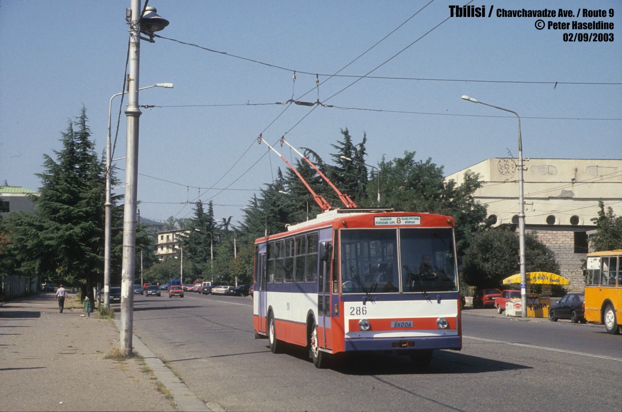 Тбилиси, Škoda 14Tr02 № 286