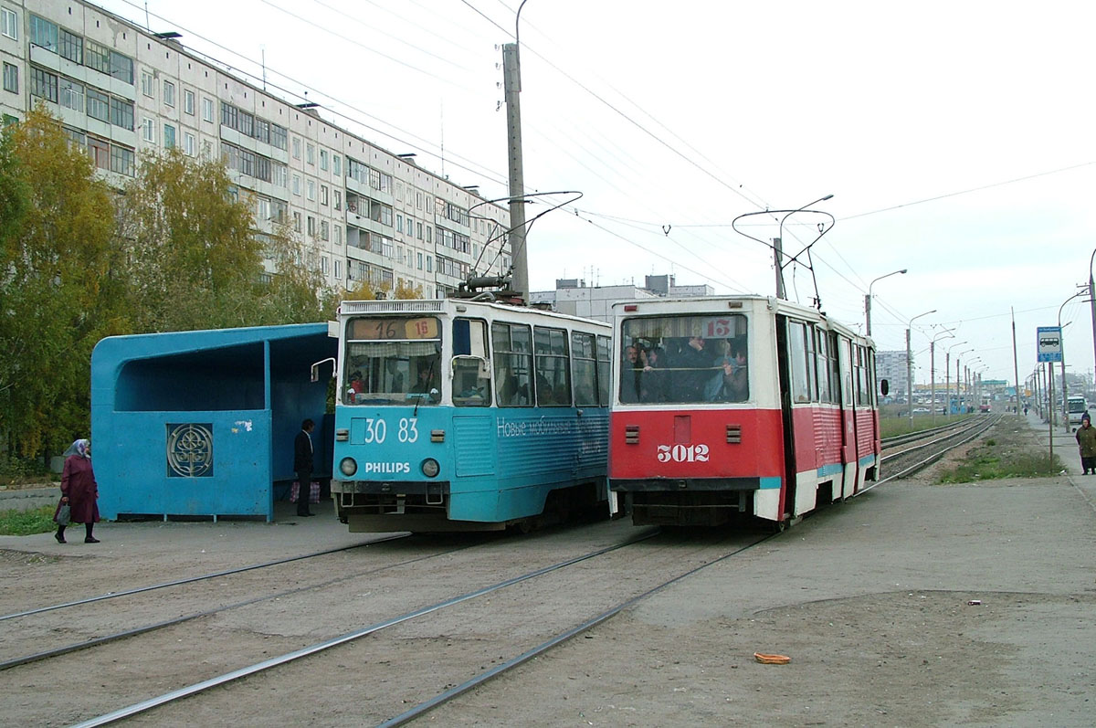 Novosibirsk, 71-605 (KTM-5M3) № 3083; Novosibirsk, 71-605 (KTM-5M3) № 3012