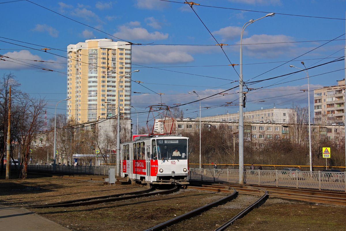 Екатеринбург, Tatra T6B5SU № 762