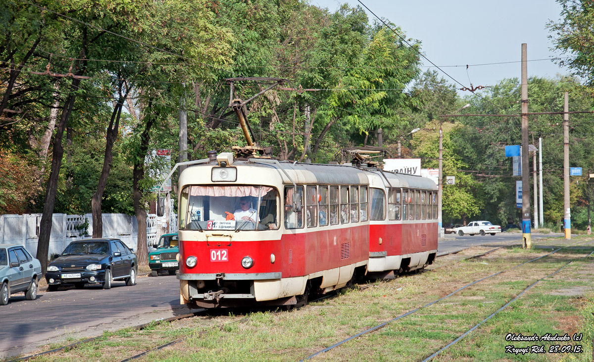 Кривой Рог, Tatra T3R.P № 012