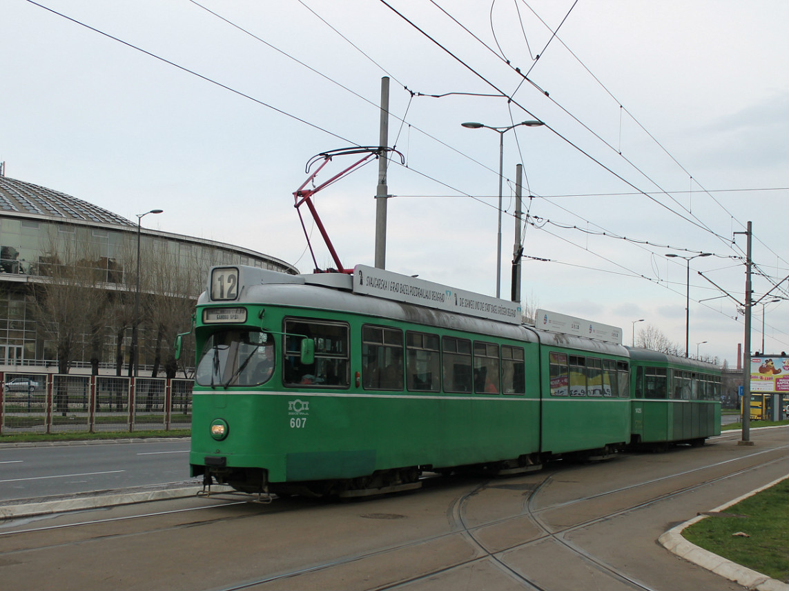 Belgrad, Duewag GT6 Nr. 607