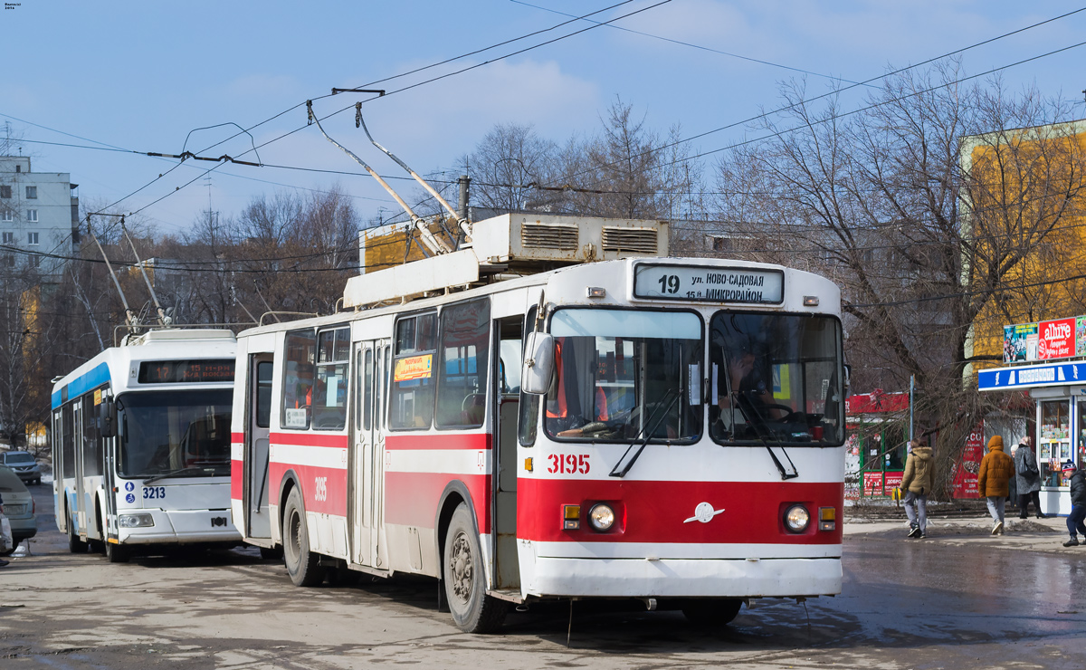 Samara, ZiU-682G [G00] Nr 3195; Samara — Terminus stations and loops (trolleybus)