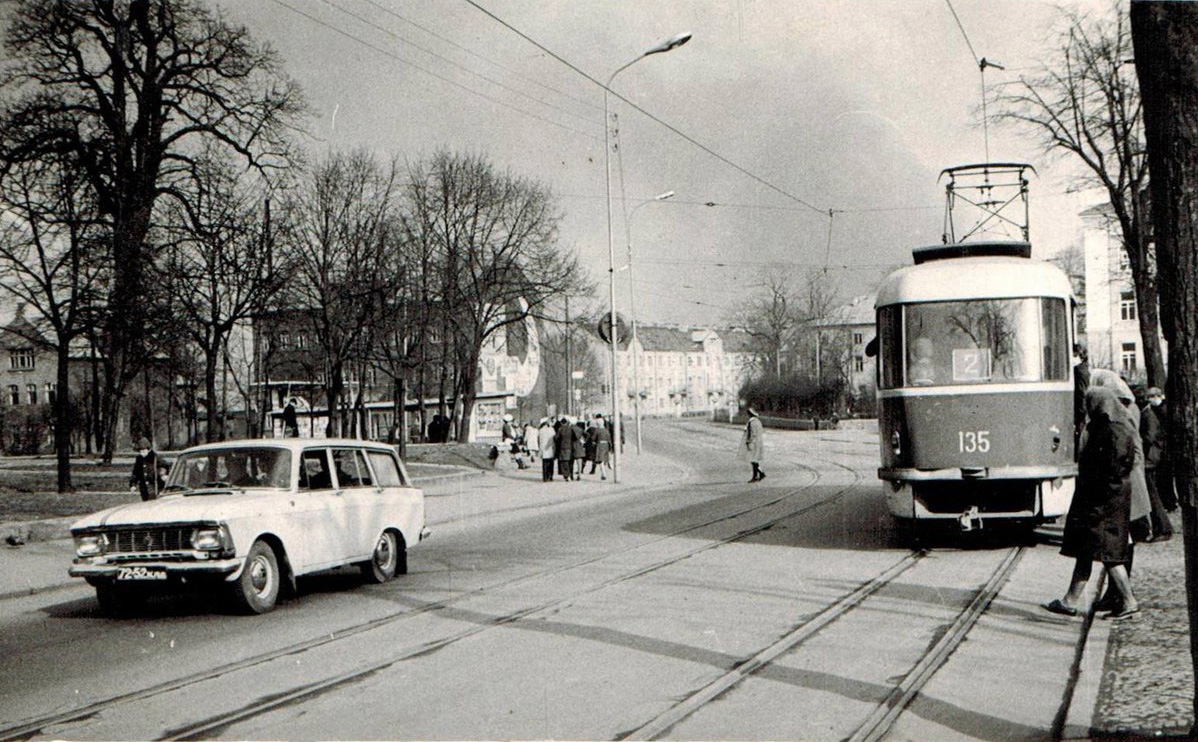 Калининград, Tatra T4SU № 135; Калининград — Старые фотографии