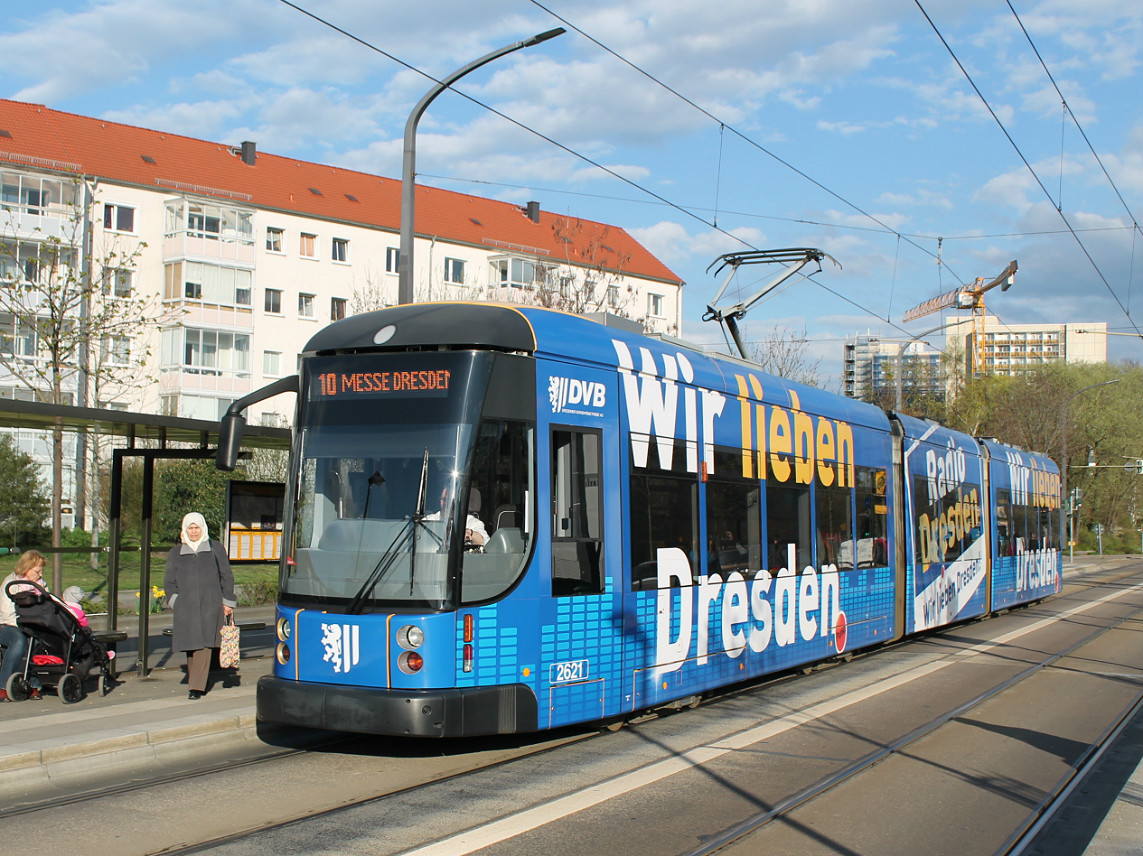 Dresden, Bombardier NGT D8 DD 	 # 2621