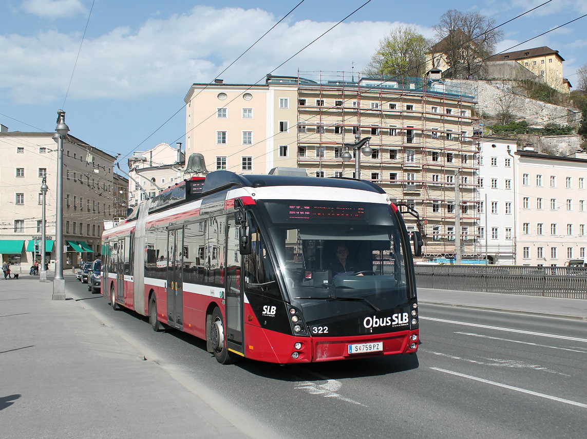 Salzburg, Solaris Trollino III 18 AC MetroStyle № 322