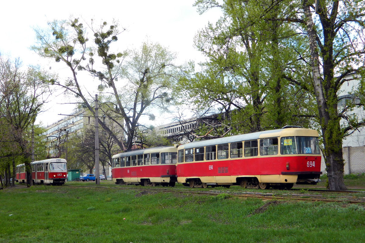 Harkiv, Tatra T3SU № 694