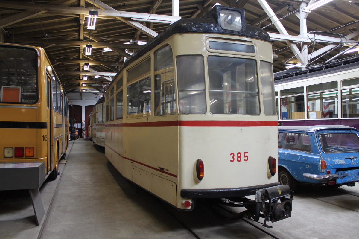 Галле, Gotha B2-64 № 385; Галле — Юбилей: 125 лет электрических трамваев в Галле (17.04.2016)